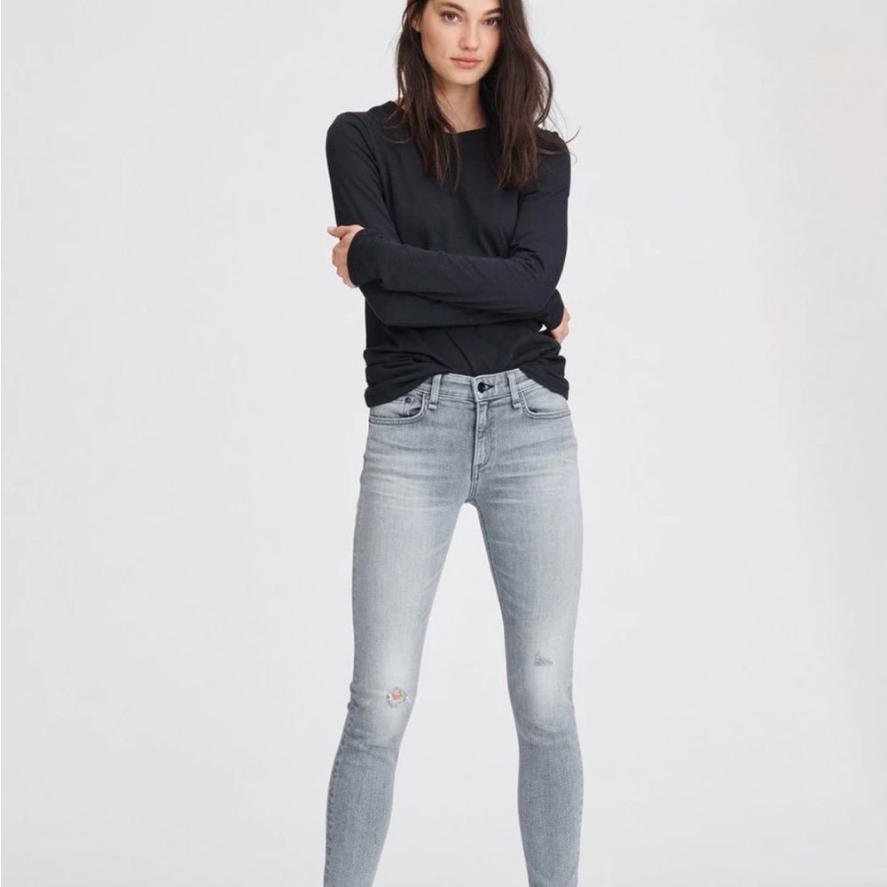 Rag & Bone Cate Mid-Rise Ankle Skinny Jeans 25 Sold Out Online - Picture 2 of 8